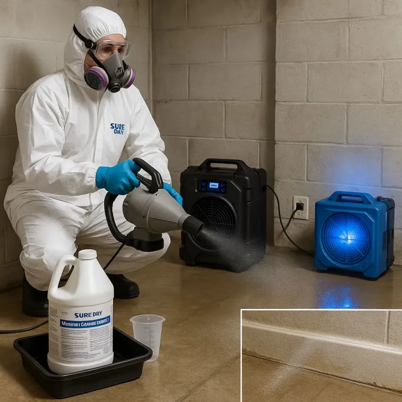 Sanitization and Odor Removal process in Dresden, OH
