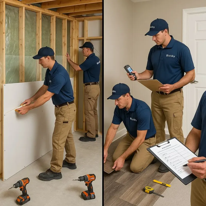 Repairs and Reconstruction process in Dresden, OH